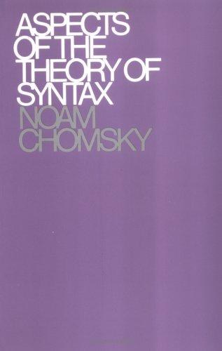Aspectos de La Teoria de La Sintaxis