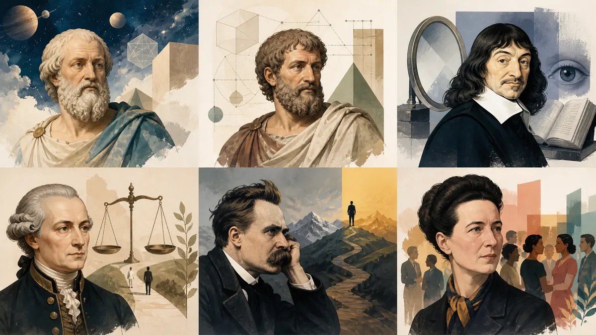 Las 8 ramas de la filosofía: cuáles son y qué estudia cada una