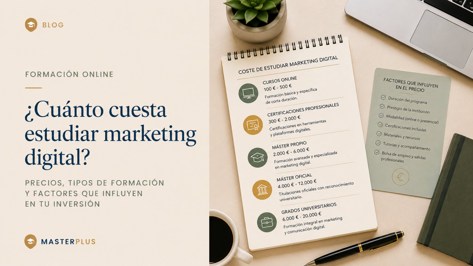 Cuánto cuesta estudiar Marketing Digital
